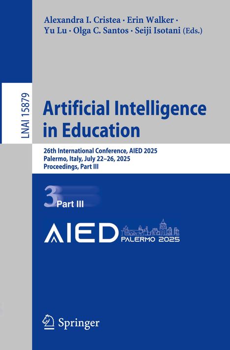Artificial Intelligence in Education, Buch