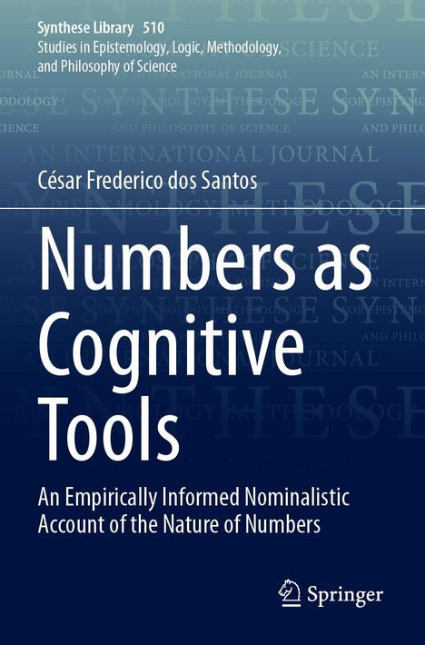 Titel: "Numbers as Cognitive Tools". Autor: César Frederico dos Santos. Springer-Logo unten rechts.