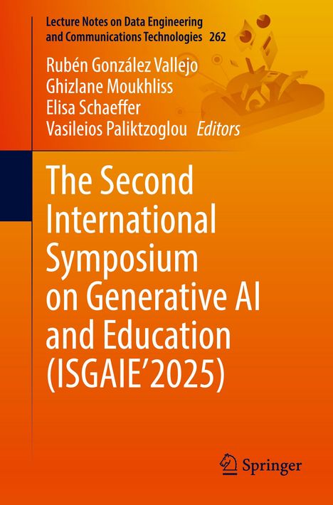 The Second International Symposium on Generative AI and Educ, Buch