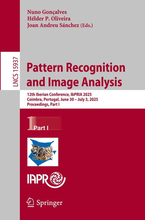 Pattern Recognition and Image Analysis, Buch