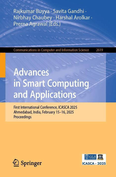 Advances in Smart Computing and Applications, Buch
