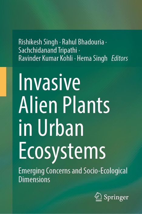 Invasive Alien Plants in Urban Ecosystems, Buch