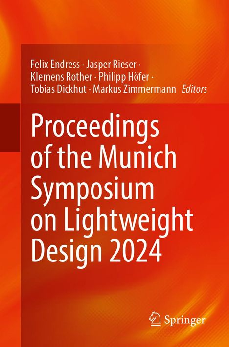 Proceedings of the Munich Symposium on Lightweight Design 2024, Buch