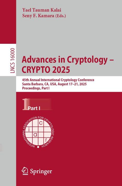Advances in Cryptology - CRYPTO 2025, Buch