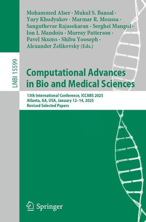 Computational Advances in Bio and Medical Sciences, Buch