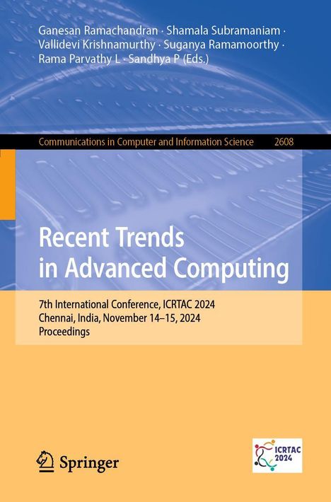Recent Trends in Advanced Computing, Buch