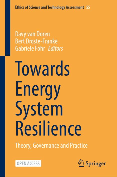 Towards Energy System Resilience, Buch