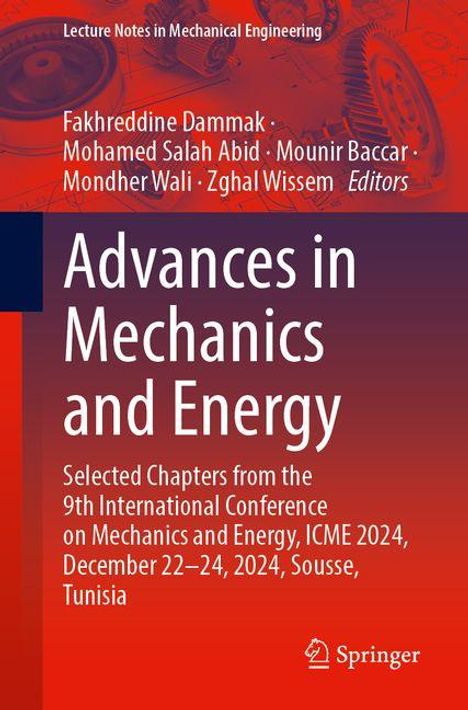 Advances in Mechanics and Energy, Buch