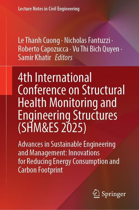 4th International Conference on Structural Health Monitoring and Engineering Structures (SHM&ES 2025), Buch