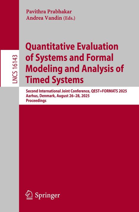Quantitative Evaluation of Systems and Formal Modeling and Analysis of Timed Systems, Buch