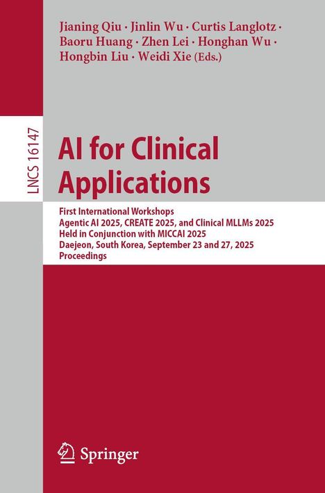 AI for Clinical Applications, Buch