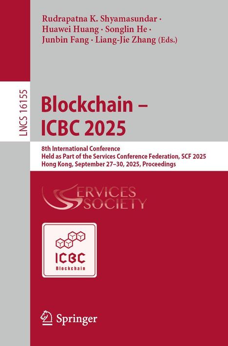 Blockchain - ICBC 2025, Buch