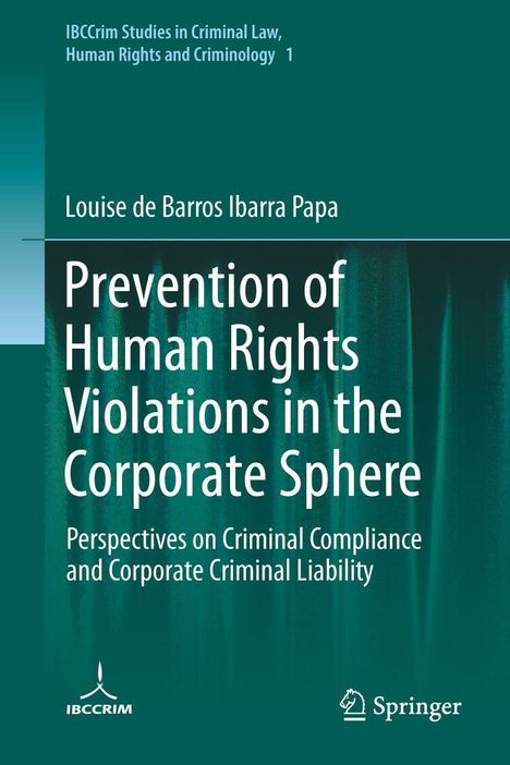 Louise de Barros Ibarra Papa: Prevention of Human Rights Violations in the Corporate Sphere, Buch