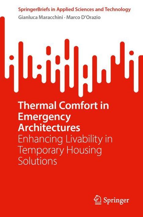 Gianluca Maracchini: Thermal Comfort in Emergency Architectures, Buch