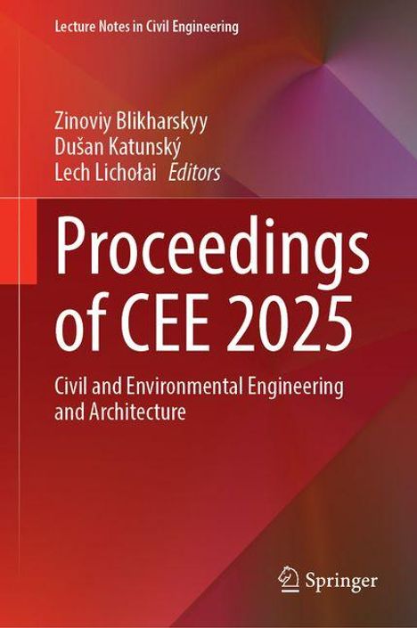 Proceedings of CEE 2025, Buch