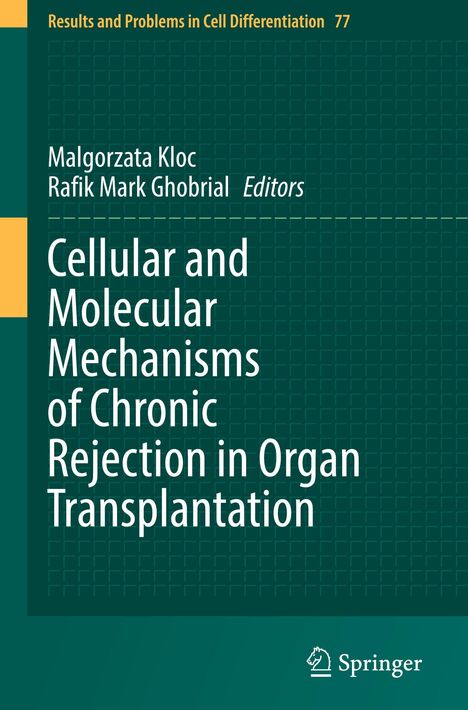 Buchtitel: "Cellular and Molecular Mechanisms of Chronic Rejection in Organ Transplantation." Autoren: Kloc, Ghobrial.