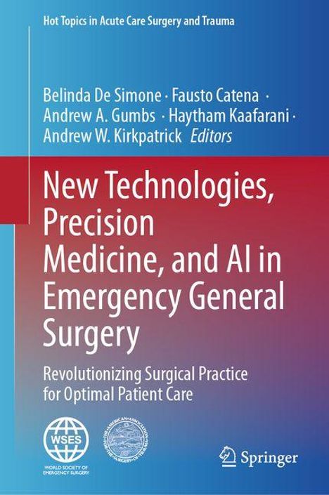 New Technologies, Precision Medicine, and AI in Emergency General Surgery, Buch