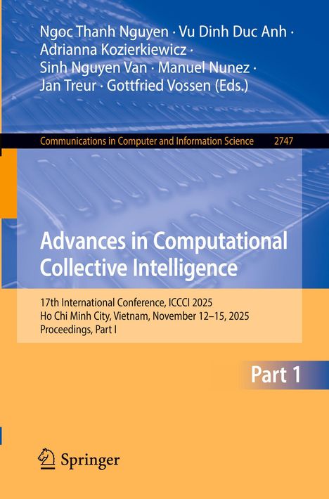 "Advances in Computational Collective Intelligence. Internationale Konferenz ICCCI 2025 in Vietnam. Springer-Logo unten."