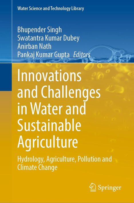 Innovations and Challenges in Water and Sustainable Agriculture, Buch