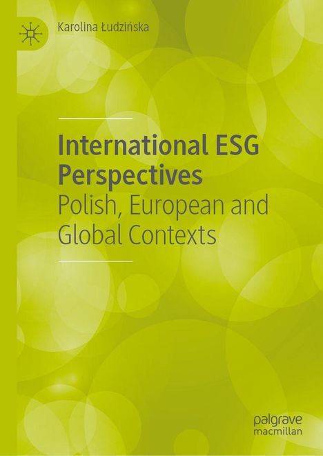 Karolina ¿Udzi¿Ska: International ESG Perspectives, Buch