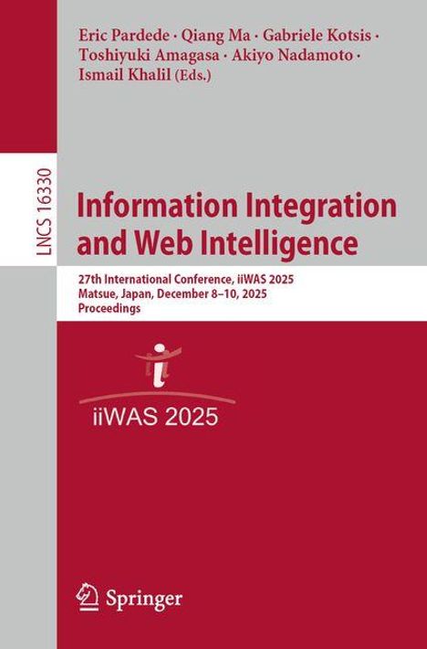 Information Integration and Web Intelligence, Buch