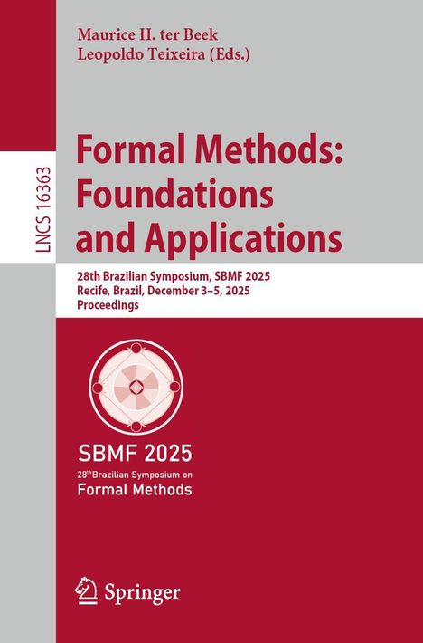 „Formal Methods: Foundations and Applications“, Seminar in Recife, Brasilien, Dezember 2025. Springer Logo.