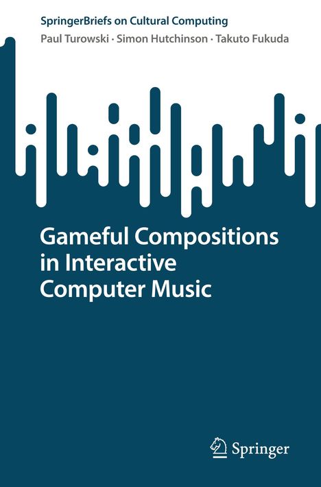 "Gameful Compositions in Interactive Computer Music" steht zentral. Oben Namen der Autoren. Logo unten rechts.