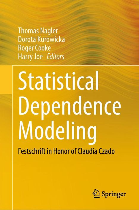 Titel: "Statistical Dependence Modeling", gelber Hintergrund, Springer-Logo unten rechts.