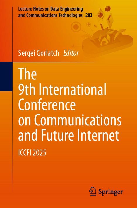 Cover von "Lecture Notes on Data Engineering," Titel: 9th International Conference, ICCFI 2025. Orange Hintergrund. Springer-Logo.