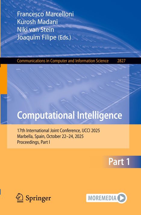 Titel: Computational Intelligence. 17th IJCCI 2025, Marbella, Spanien, 22.-24. Oktober 2025. Springer-Logo unten.