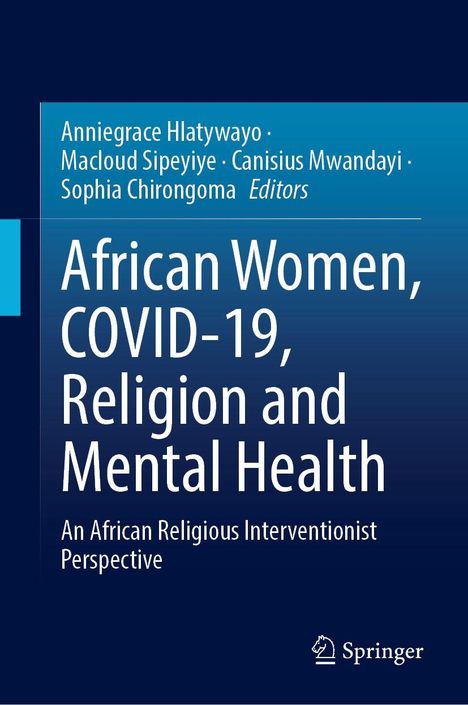 Titel: "African Women, COVID-19, Religion and Mental Health". Unten rechts ein Springer-Logo.
