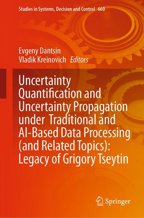 Titel: "Uncertainty Quantification and Uncertainty Propagation..." Auf orangem Hintergrund mit Zahnrädern unten rechts.
