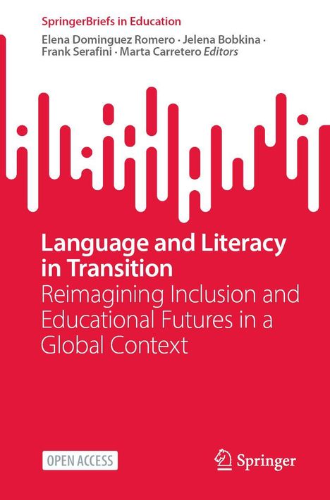 "Language and Literacy in Transition", roter Hintergrund, Springer-Logo unten rechts.