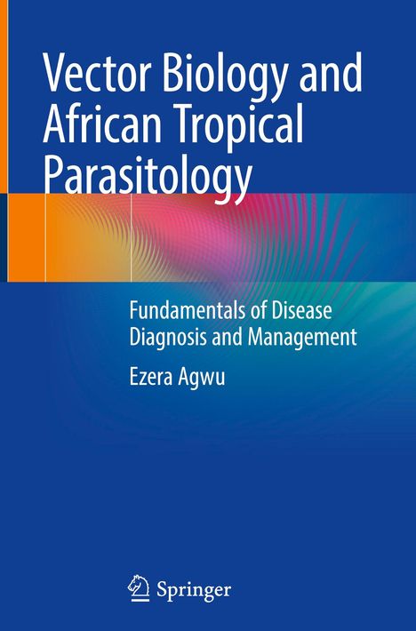"Vector Biology and African Tropical Parasitology", buntes geometrisches Muster, Springer-Logo unten.