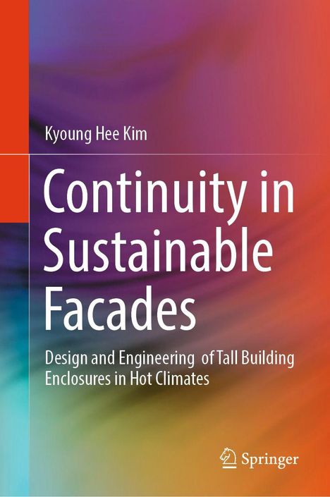 Kyoung Hee Kim: "Continuity in Sustainable Facades", farbenfroher Hintergrund, Springer-Logo unten rechts.