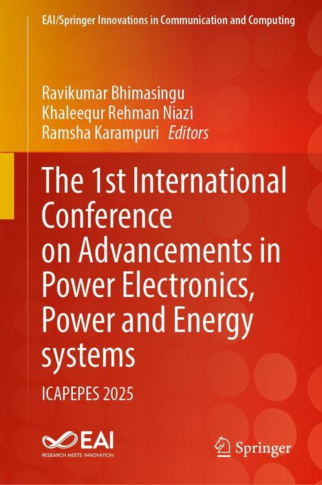 Titel: "The 1st International Conference on Advancements in Power Electronics, Power and Energy systems". Veranstaltung 2025. EAI-Logo vorhanden.
