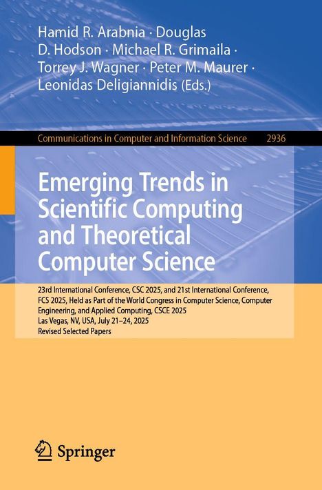 „Emerging Trends in Scientific Computing and Theoretical Computer Science“, Konferenz 2025, Las Vegas. Springer-Logo.