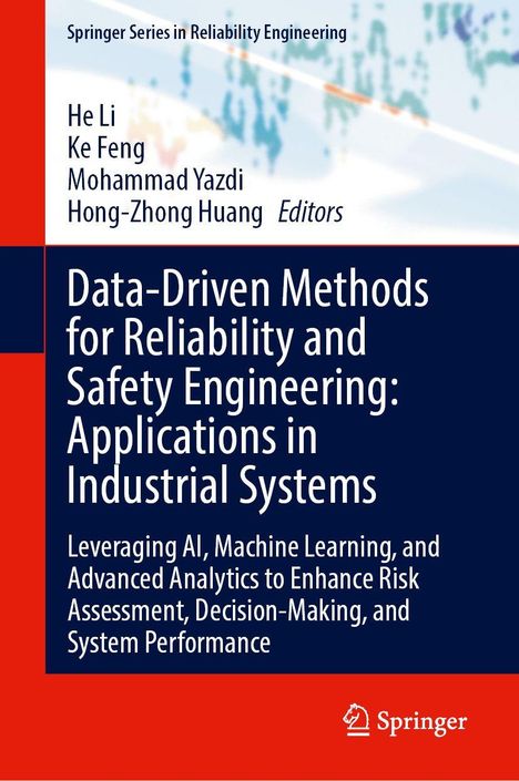 Titel: "Data-Driven Methods for Reliability and Safety Engineering: Applications in Industrial Systems". Springer-Logo unten.