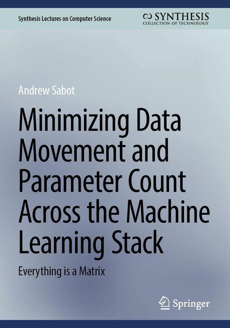 Oben: "Synthesis Lectures on Computer Science", "SYNTHESIS", "COLLECTION OF TECHNOLOGY". Titel: "Minimizing Data Movement..."