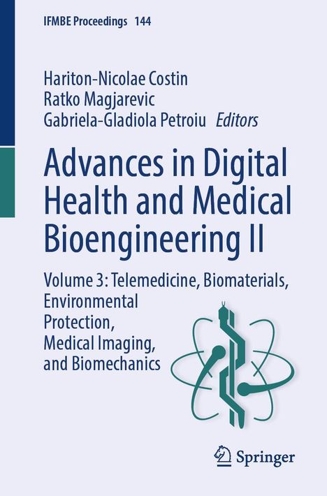 Titel: "Advances in Digital Health and Medical Bioengineering II". Links ein senkrechter Farbstreifen, rechts Logo.