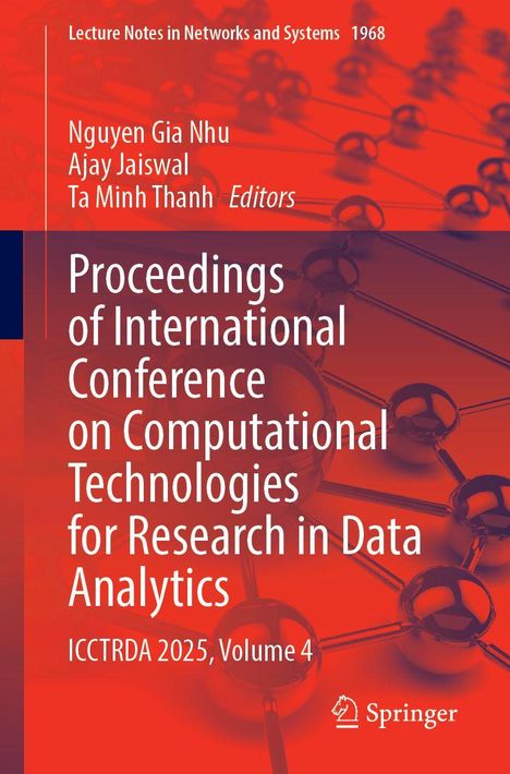 Titel: Proceedings of International Conference on Computational Technologies for Research in Data Analytics. Hintergrund: Abstraktes Netzwerkmuster.