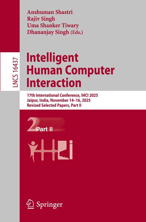 Intelligent Human Computer Interaction. 17th Conference, IHCI 2025, Jaipur, India. Logo mit stilisierten Figuren.