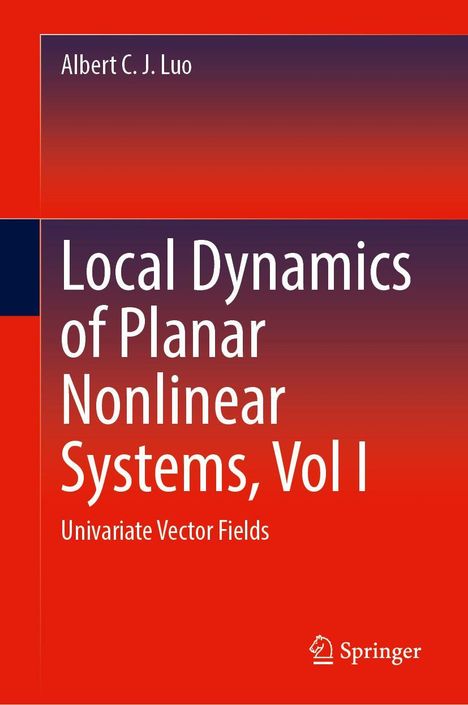 Titel: "Local Dynamics of Planar Nonlinear Systems, Vol I". Etwas abstraktes, schlichtes Design in Rot- und Violetttönen.