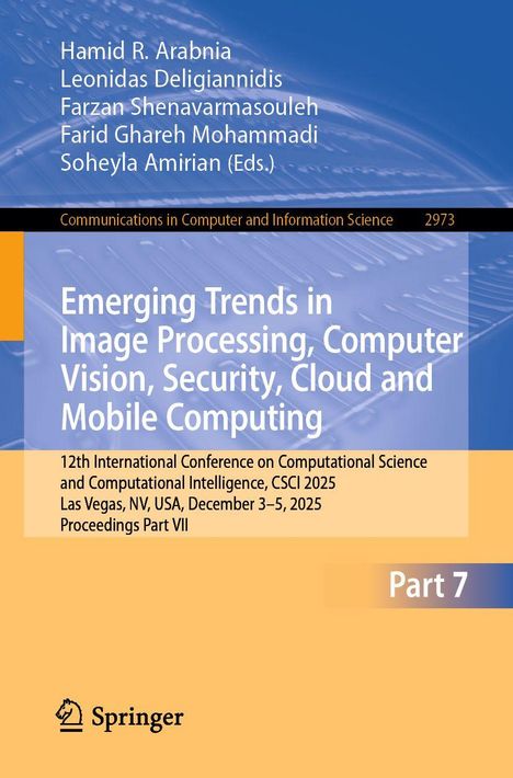 Titel: "Emerging Trends in Image Processing, Computer Vision, Security, Cloud and Mobile Computing". Konferenzdetails unten.