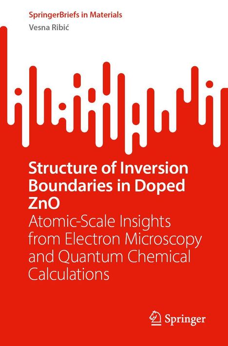 "SpringerBriefs in Materials, Vesna Ribić. Structure of Inversion Boundaries in Doped ZnO. Springer-Logo unten rechts."
