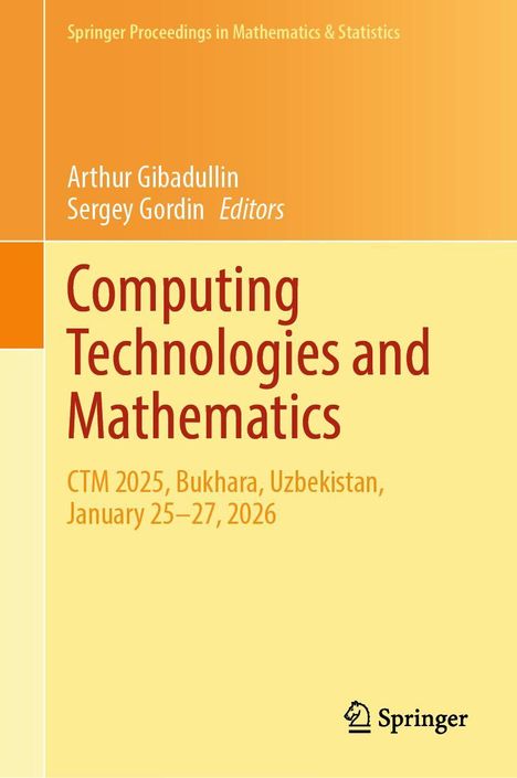 "Computing Technologies and Mathematics" Konferenz in Bukhara, Usbekistan, 25.–27. Jan. 2026. Springer-Logo.