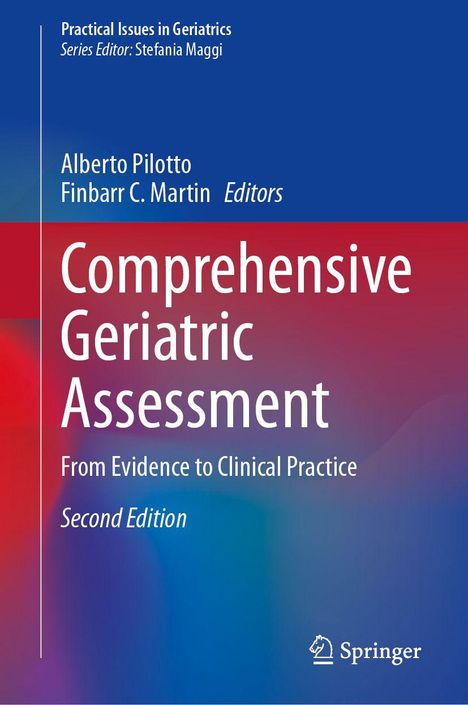 „Comprehensive Geriatric Assessment: From Evidence to Clinical Practice, Second Edition“. Springer-Logo unten.