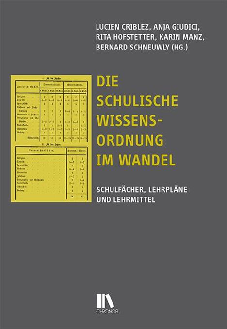 Die schulische Wissensordnung im Wandel, Buch