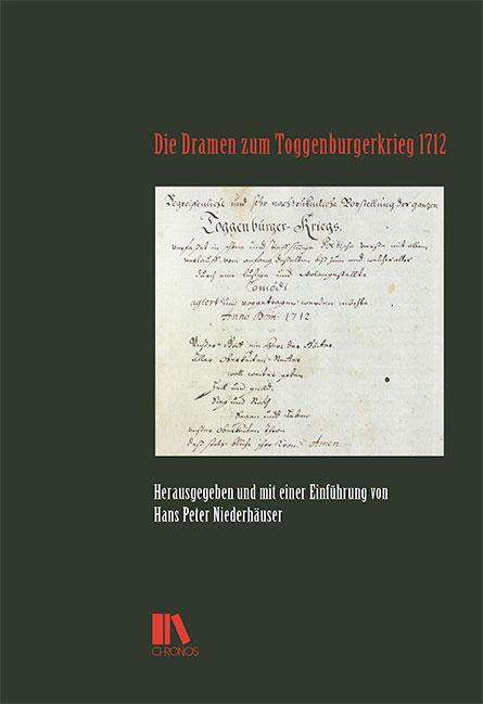 Die Dramen zum Toggenburgerkrieg 1712, Buch