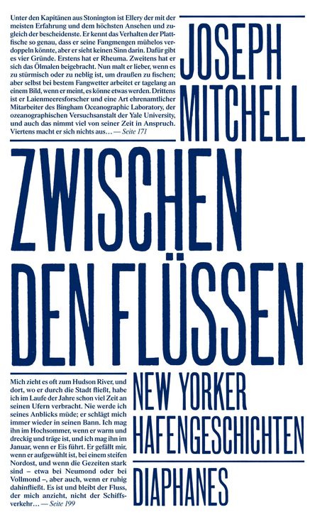 Joseph Mitchell: Zwischen den Flüssen, Buch